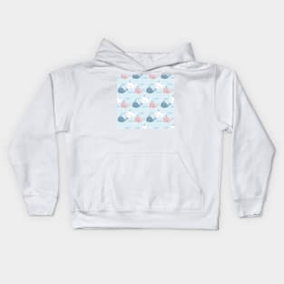 Whale kids design Kids Hoodie